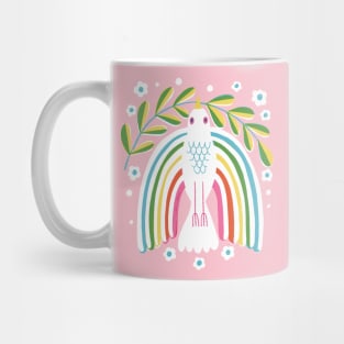 Rainbow Bird Mug